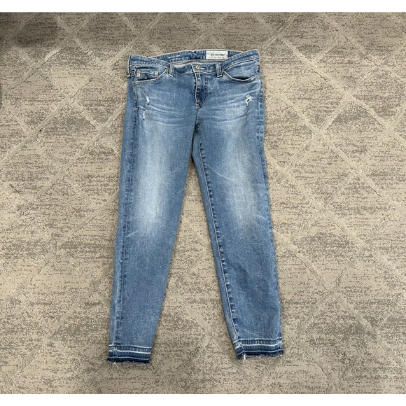 AG Adriano Goldschmied The Stilt Crop Jeans Size 28 - Picture 1 of 8